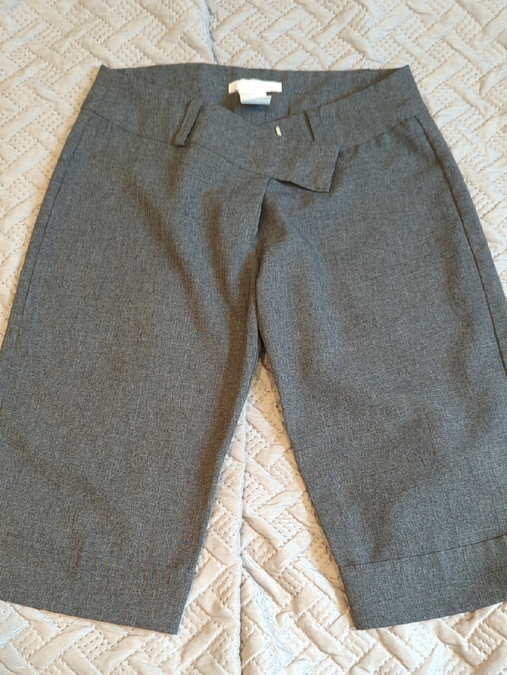 Charlotte Russe Gray Tailored Dress Shorts